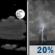 Tuesday Night: Partly Cloudy then Slight Chance Showers And Thunderstorms